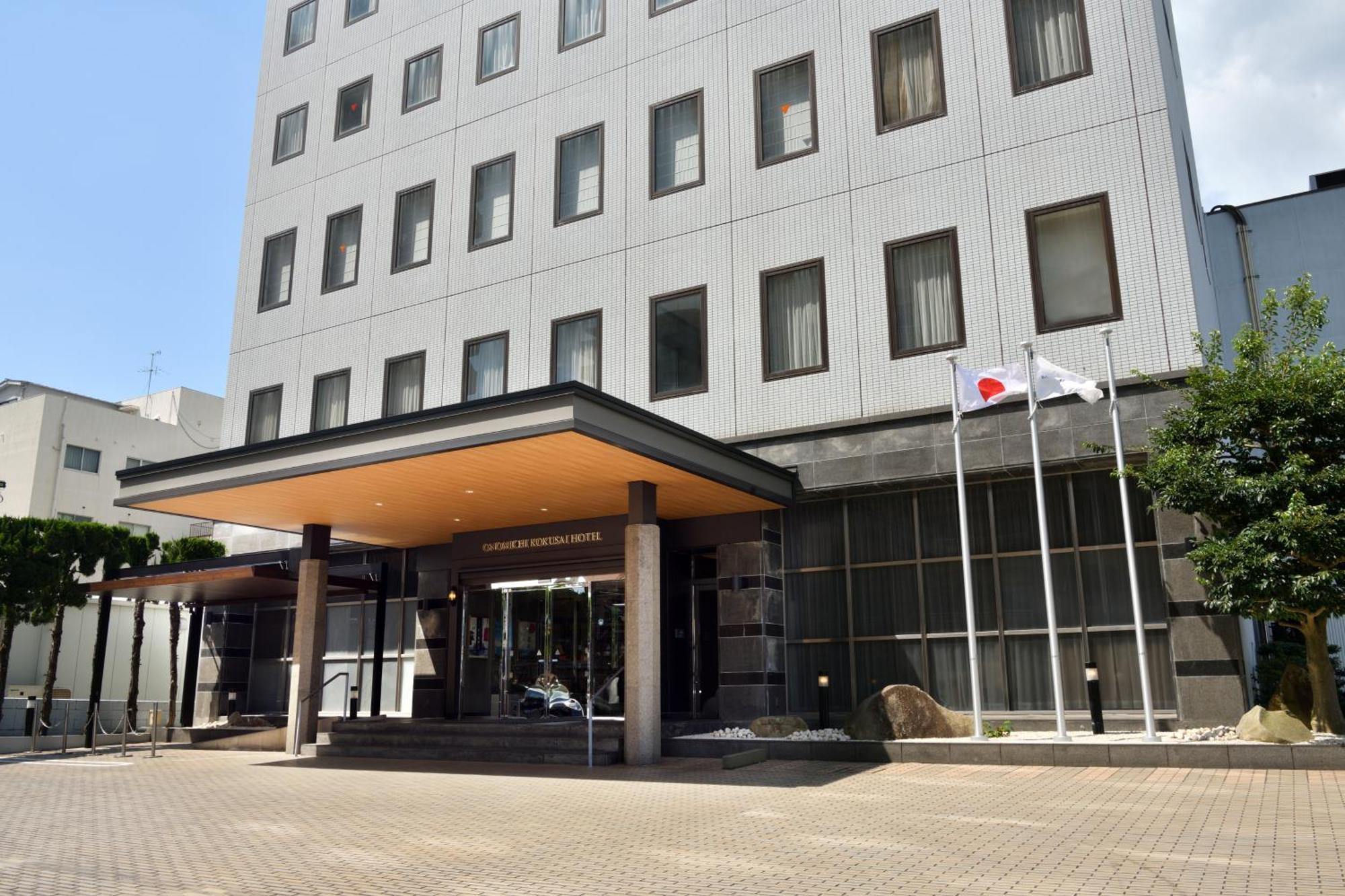 Onomichi Kokusai Hotel Bagian luar foto